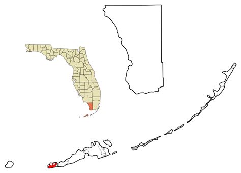 Image: Monroe County Florida Incorporated and Unincorporated areas Key ...