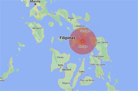 Terremoto De Magnitud 6 1 Sacude La Isla Filipina De Masbate Teleantillas