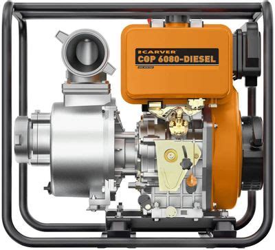 Характеристики Мотопомпа дизельная CARVER CGP 6080-DIESEL, для чистой ...
