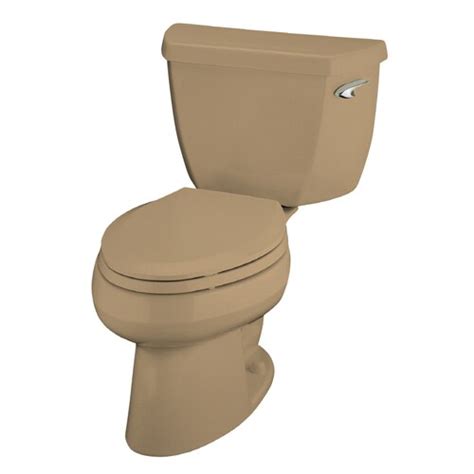 Kohler Mexican Sand Rough In Watersense Elongated Pressure Assist