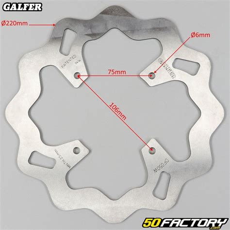 Disque De Frein Avant Honda Cr Crf Mm Wave Galfer