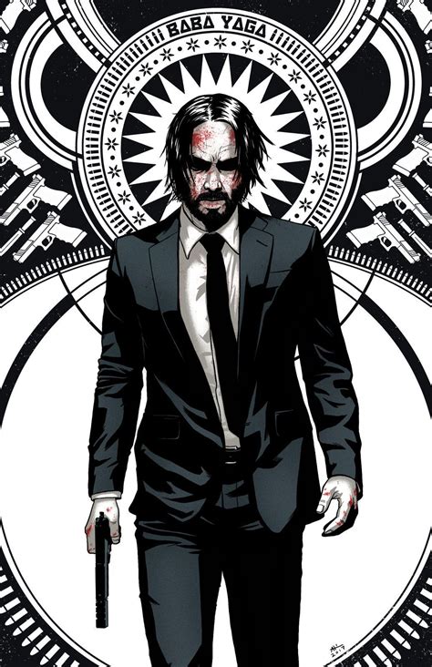 John Wick Cartoon Wallpapers Wallpaper Cave