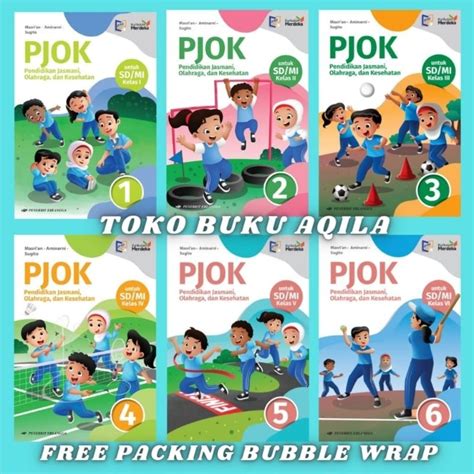 Jual Buku Pjok Kelas 1 2 3 4 5 6 SD Erlangga Kurikulum Merdeka Original