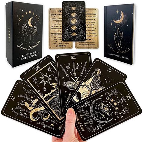 Shores Of Moon Luna Somnia Tarot Deck With Guidebook Box 78 Cards