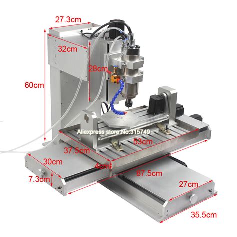 5 Axis 2200W 6040 CNC Router 3D Engraver USB Engraving Drilling Milling