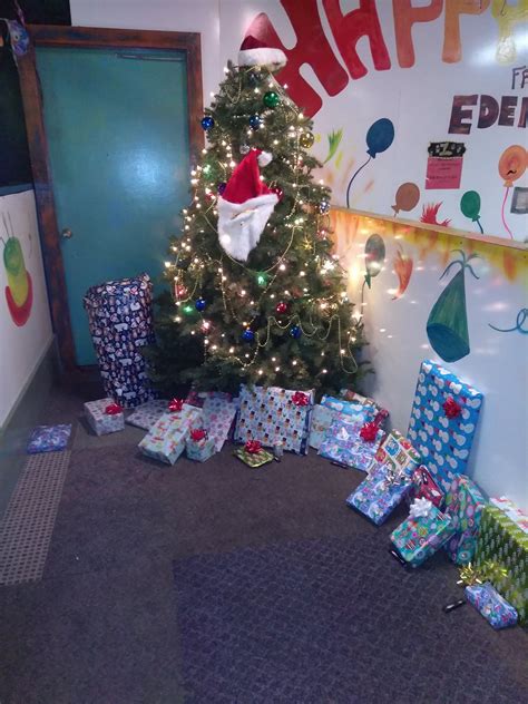 Santa came to the roller rink - Eden Park Roller Rink
