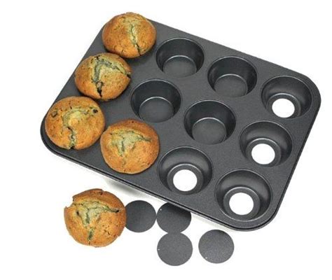 Prochef Essentials Non Stick Cup Muffin Tray With Removable Base