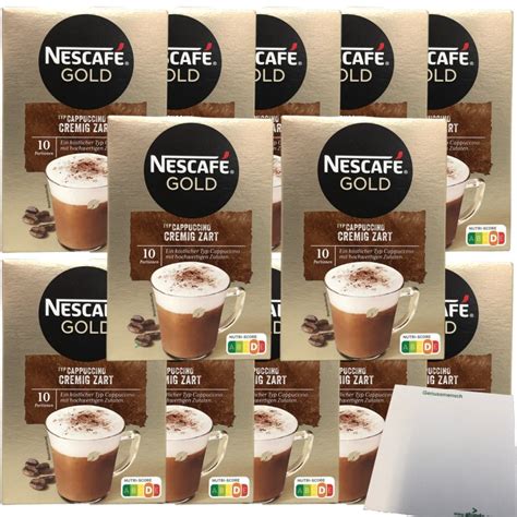 Nescafe Gold Typ Cappuccino Cremig Zart Getr Nkepulver X G Packun