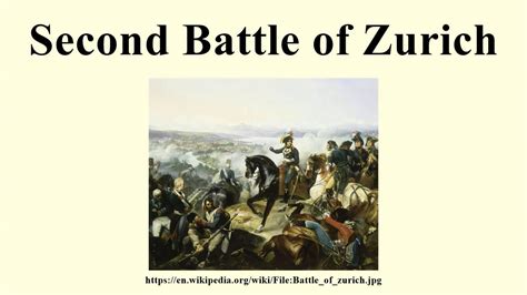 Second Battle Of Zurich YouTube