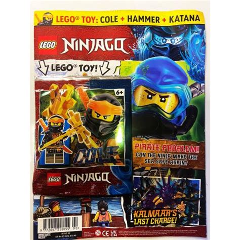 LEGO Ninjago Magazine Issue 90 With Cole And Hammer Foil Pack Set