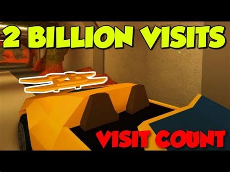 Roblox Jailbreak Live Visit Count Countdown To Billion Visits