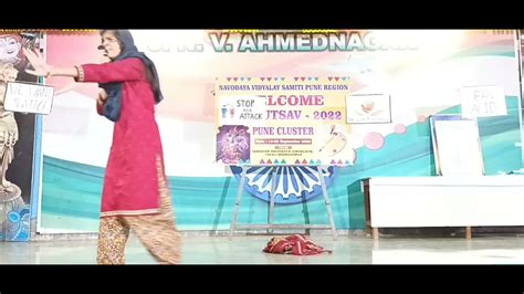 Drama Solo By Sakshi Satav JNV Pune Kala Utsav 2022 Under Pune Cluster