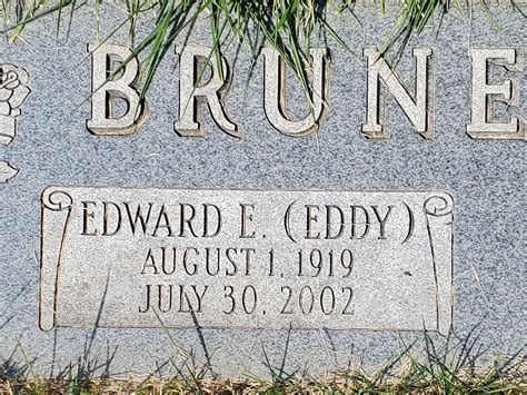 Edward H Eddy” Bruneteau 1919 2002 Find A Grave Memorial