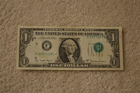 US $1 Dollar Bill , Misprint, Misaligned 1977 Series A | #1911705167