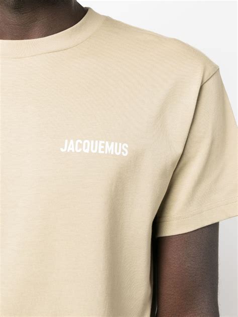 Jacquemus Le T Shirt Jacquemus Logo Print T Shirt Farfetch