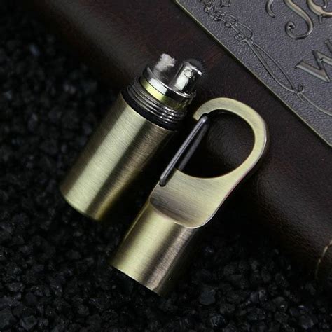 Бензиновая зажигалка капсула с карабином | Kerosene, Keychain, Lighter