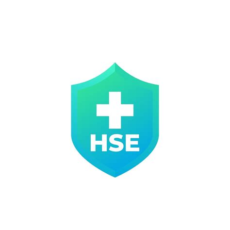 Hse Icon With Shield And Cross 2265618 Vector Art At Vecteezy