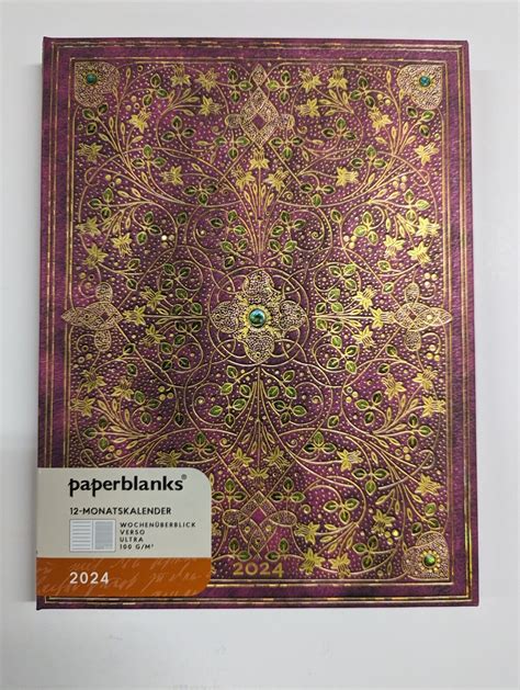 Paperblanks 2024 Kalender 12 Monate ULTRA Verso Designs Zur Auswahl EBay