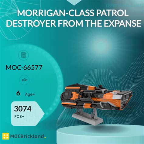 Moc 66577 Morrigan Class Patrol Destroyer From The Expanse The Morrigan