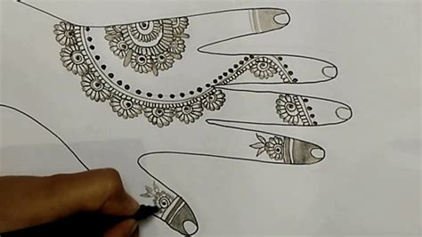 Easy Mehndi Designs Drawings