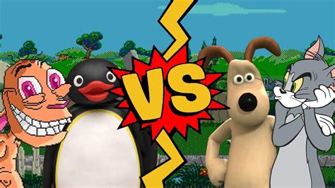 M U G E N Battles Ren H Ek Pingu Vs Tom Gromit Youtube