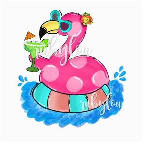 Margarita On The Beach Clip Art