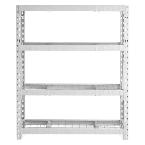 60" Wide Heavy Duty Rack with Four 18" Deep Shelves – Gladiator