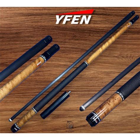 Jual Stick Billiard Billiard Cue Yfen M6 Carbon Shaft Leather