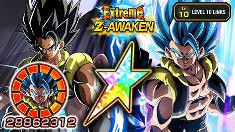 100 EZA STR LR GOGETA BLUE LEVEL 10 LINKS SHOWCASE Dragon Ball Z