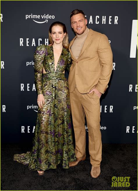 Alan Ritchson Is Joined By Wife Catherine At Reacher Series Premiere