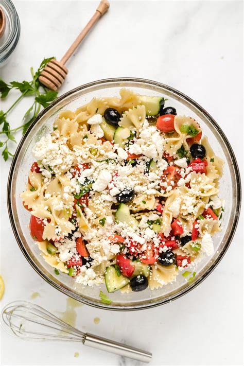 Bow Tie Pasta Salad With Summer Vegetables Recipe Girl