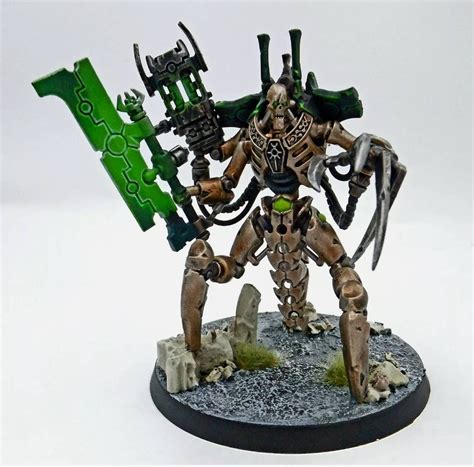 Necron Skorpekh Lord Painted Miniature Model For Sale Custom Etsy UK