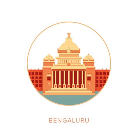 Indian City Icons Behance