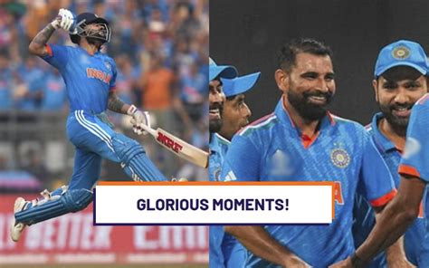 Top Ten Memorable Moments From ODI World Cup 2023