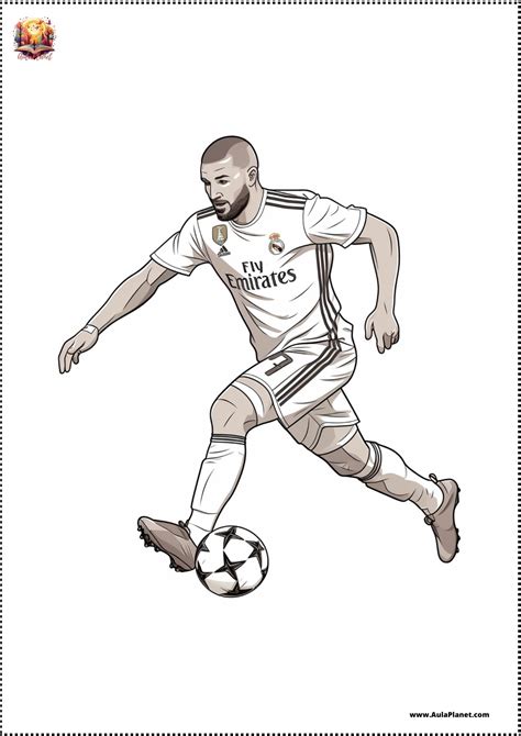 Dibujos De Karim Benzema Para Colorear Descargas Gratuitas