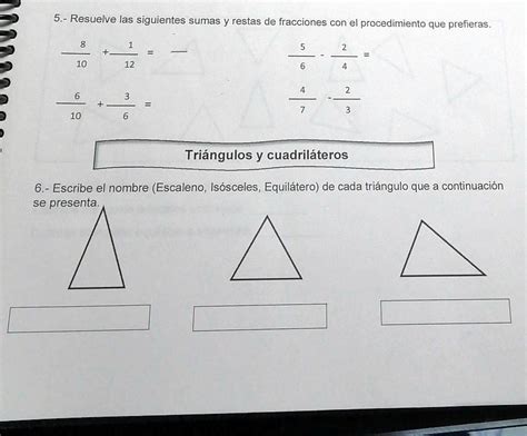 SOLVED 8 1 10 12 Respuesta De Estas Sumas Plis 5 Resuelve Las