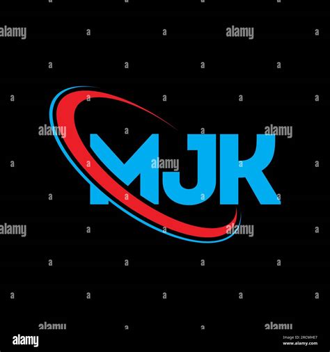 MJK logo. MJK letter. MJK letter logo design. Initials MJK logo linked ...