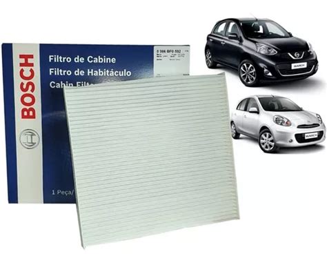 Filtro Da Cabine Nissan March Std V Flex Parcelamento Sem