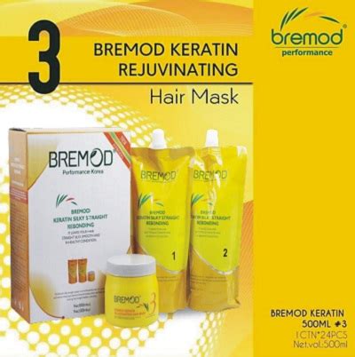 Bremod Keratin Hair Rebonding Kit Large Bremod Official Store