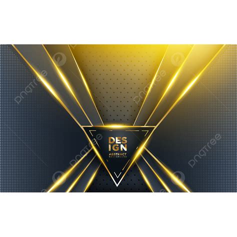 Modern Dark Background With Shine Gold Line Glitter Background Banner