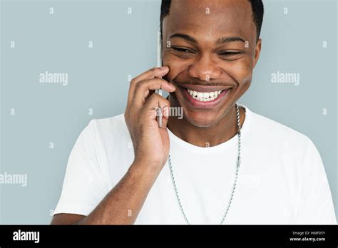 African Descent Man Studio Concept Stock Photo Alamy