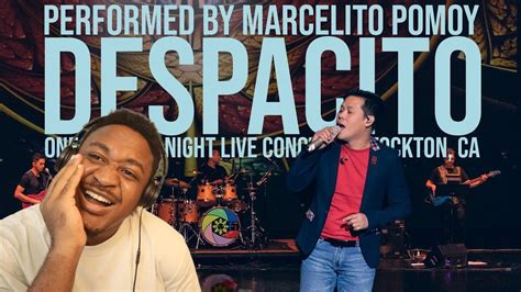 First Time Hearing Marcelito Pomoy Performs DESPACITO Live Reaction