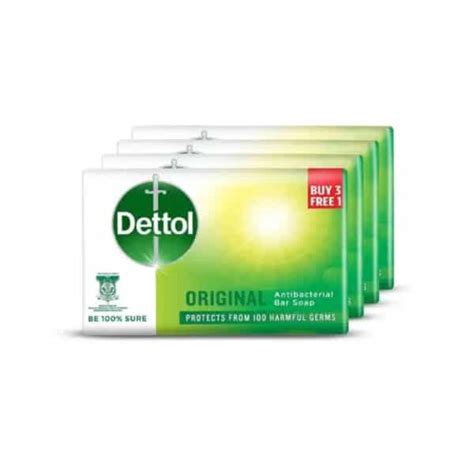 Dettol Original Soap Bar 4x100g Myck Save More For All Your Daily Essentials