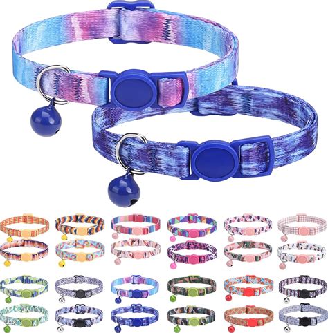 Pet Supplies Dillybud Breakaway Cat Collars For Girl Boy Cats Fall