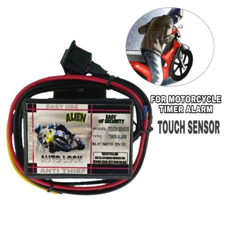 Alarm Motor Sensor Sentuh Anti Maling Delay Timer Alarm Lazada Indonesia