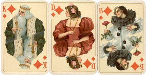 German Art Nouveau Playing Cards Printed In Attenburg In Art