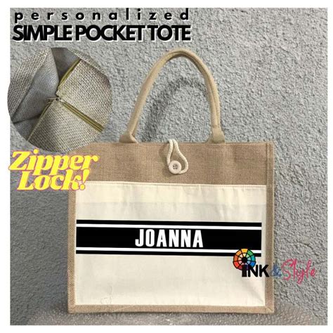 Free Personalized Name With Twilly Logo Photo Abaca Jute Burlap