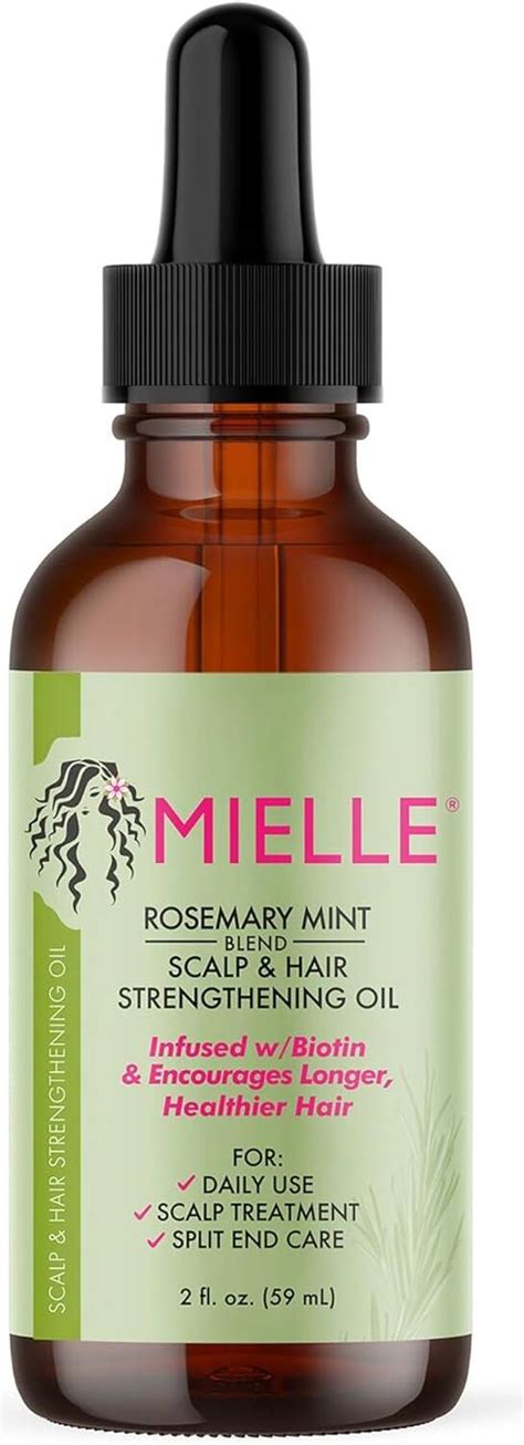 Mielle Organics Mielle Rosemary Mint Scalp And Hair Oil Infused W Biotin And Encourges Growth