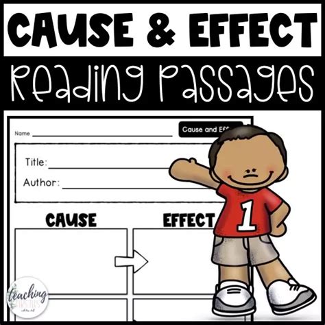 Cause And Effect Reading Passages Graphic Organizers Bookmarks And Assessments Reading