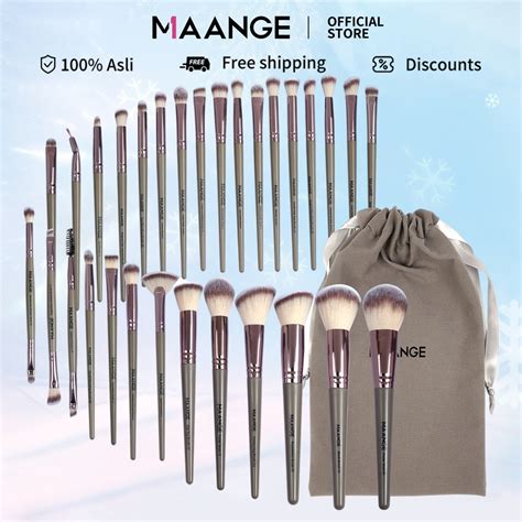 Jual MAANGE Set Kuas Rias Profesional 30 Buah Dengan Kantong